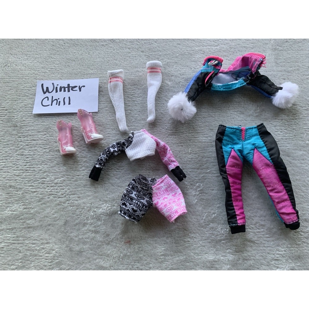 Lol Surprise Omg Doll Accessories Winter Chill Blue Replacement Outfit & Shoes